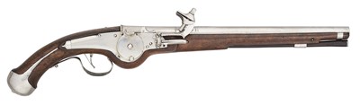 Lot 192 - A STYRIAN 26 BORE WHEEL-LOCK HOLSTER PISTOL, MID-LATE 17TH CENTURY