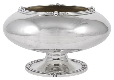 Lot 254 - AN EDWARDIAN SILVER ROSE BOWL