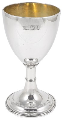 Lot 368 - A SCOTTISH GEORGE III SILVER GOBLET