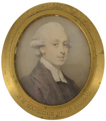 Lot 415 - A PORTRAIT MINIATURE OF HENRY MAJENDIE