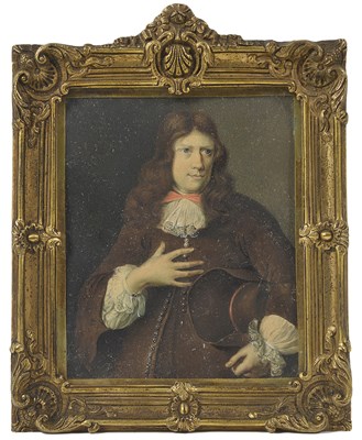 Lot 425 - A MINIATURE OF A GENTLEMAN