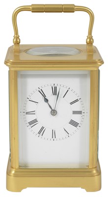 Lot 430 - A FRENCH CARRIAGE CLOCK