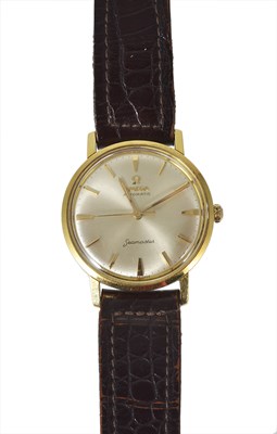 Lot 439 - OMEGA, SEAMASTER: A GOLD GENTLEMAN'S WRISTWATCH