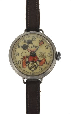 Lot 441 - AN AMERICAN 'MICKEY MOUSE' WRISTWATCH, INGERSOLL