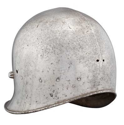 Lot 282 - A VERY RARE NORTH ITALIAN SALLET, STRUCK WITH THE MARKS OF TOMMASO MISSAGLIA, MILAN, CIRCA 1440-50