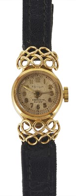 Lot 444 - LADY'S GOLD WATCH, REGALIA