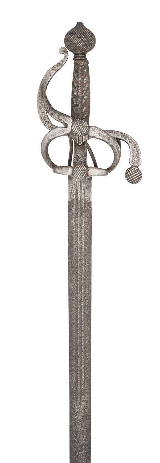 Lot 230 - A SWEPT-HILT RAPIER IN 17TH CENTURY STYLE,