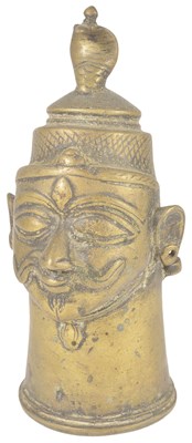 Lot 30 - A BRONZE LINGAM COVER