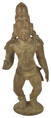 Lot 41 - A BRONZE FIGURE OF SKANDA