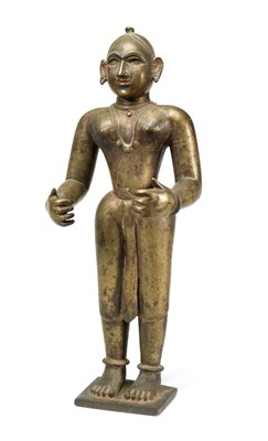 Lot 55 - A LARGE FIGURE OF DIPALAKSHMI