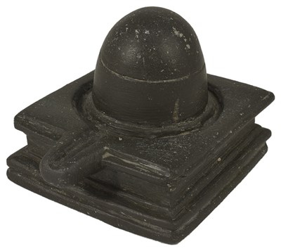 Lot 66 - A GREY STONE SIVALINGAM