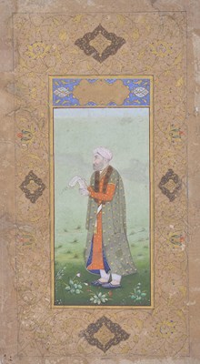 Lot 85 - A MUGHAL PORTRAIT OF A SCHOLAR