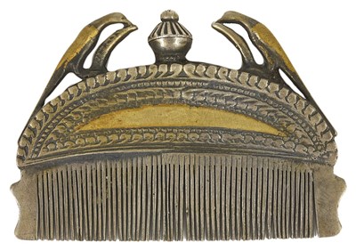 Lot 99 - A PARCEL GILT SILVER COMB