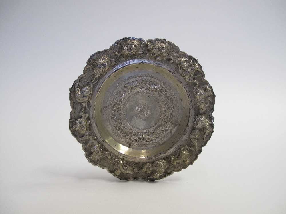 Silver Pattern Vessel Lot 135 - TWO SILVER VESSELS