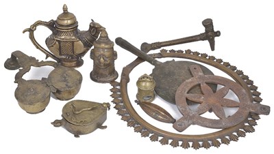 Lot 144 - A GROUP OF HINDU OBJECTS