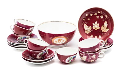 Lot 83 - A COLLECTION OF PORCELAIN, GARDNER FACTORY, MOSCOW,  SECOND HALF OF 19TH CENTURY