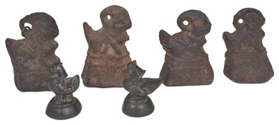 Lot 155 - A GROUP OF WEIGHTS