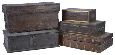 Lot 177 - FIVE SMALL CHESTS