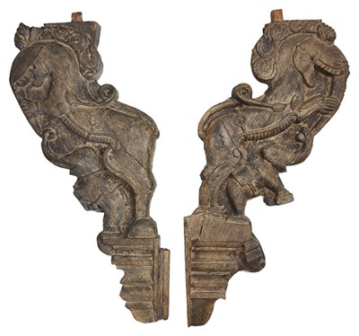 Lot 182 - TWO ARCHITECTURAL BRACKETS