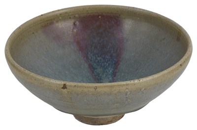 Lot 227 - A CHINESE JUN PURPLE-SPLASHED BOWL