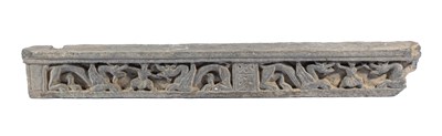 Lot 99 - A GANDHARA GREY SCHIST BORDER FRIEZE SECTION, NORTH-WESTERN PAKISTAN, 3RD/4TH CENTURY