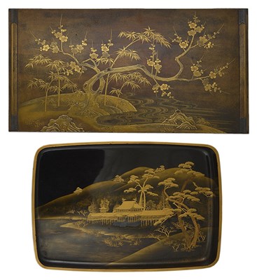 Lot 319 - A GROUP OF JAPANESE LACQUER