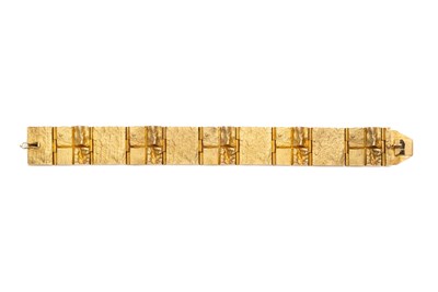 Lot 394 - BJORN WECKSTROM, LAPPONIA: GOLD BRACELET, 1969