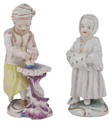 Lot 480 - TWO FRANKENTHAL FIGURES