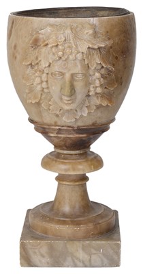 Lot 509 - AN ALABASTER VASE