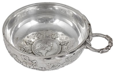 Lot 551 - A FRENCH SILVER WINE TASTER