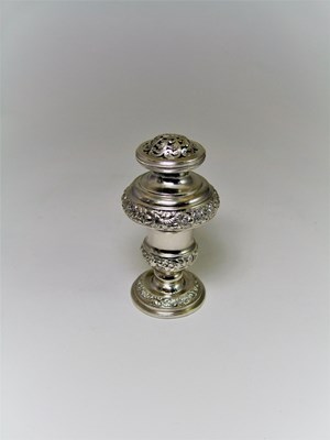 Lot 577 - AN AUSTRIAN SILVER SUGAR CASTER