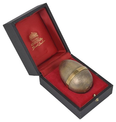 Lot 590 - A SILVER-GILT 'SURPRISE' EGG