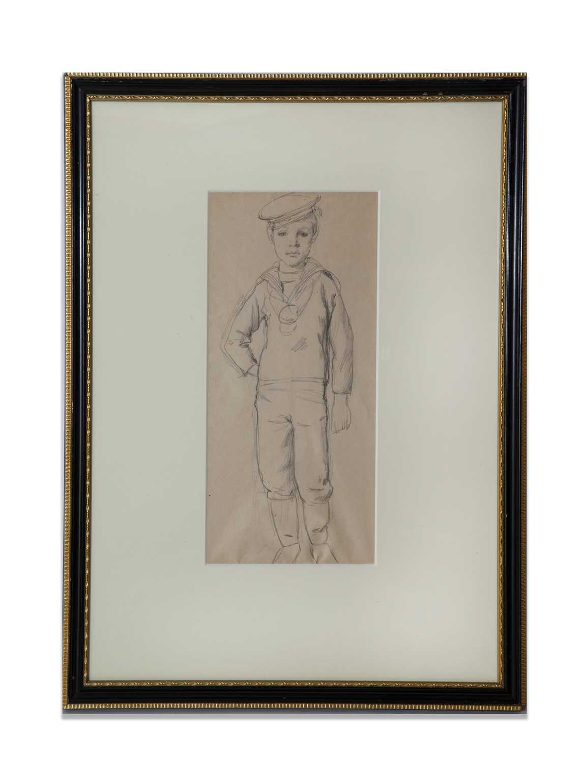 Lot 13 - SIR WILLIAM ORPEN RA (1878-1931) BOY IN A