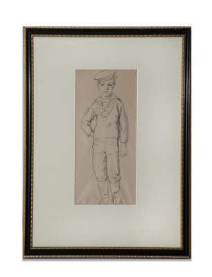 Lot 13 - SIR WILLIAM ORPEN RA (1878-1931) BOY IN A...