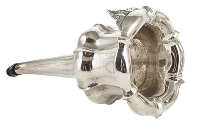 Lot 647 - A WILLIAM IV SILVER WINE FUNNEL