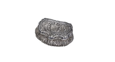 Lot 718 - A DUTCH SILVER SPICE BOX