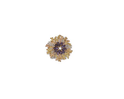 Lot 766 - EIGHTEEN CARAT THREE-COLOUR GOLD