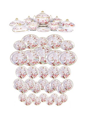 Lot 25 - AN EXTENSIVE FLIGHT, BARR & BARR, WORCESTER, 'JAPAN' PATTERN DINNER SERVICE, CIRCA 1813-15