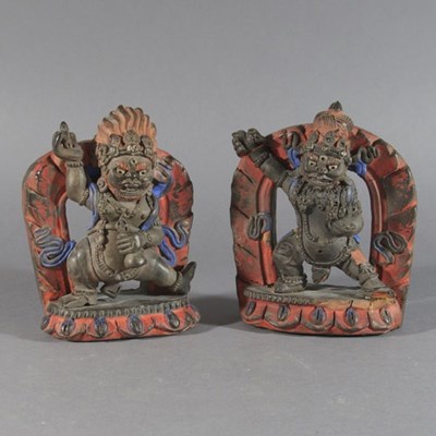 Lot 83 - TWO FIGURES OF VAJRAPANI