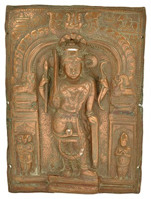 Lot 144 - A VIRABHADRA PLAQUE