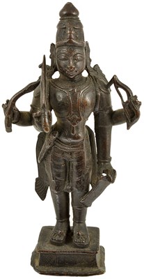 Lot 150 - A BRONZE FIGURE OF RAMA