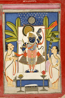 Lot 168 - SRI NATH JI WITH DEVOTEES