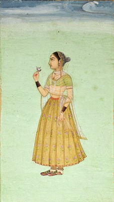 Lot 170 - A MUGHAL PORTRAIT OF A LADY