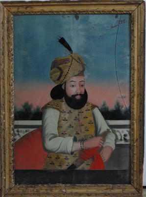 Lot 186 - A NOBLEMAN ON A TERRACE