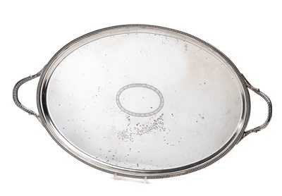 Lot 178 - A SILVER TRAY, ROBERTS & BELK LTD., SHEFFIELD, 1978