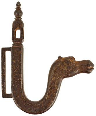 Lot 212 - A STEEL SADDLE HOOK