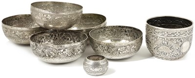 Lot 228 - SEVEN SILVER ITEMS