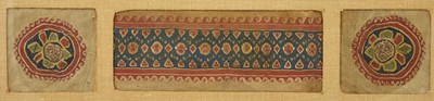 Lot 258 - SEVEN SMALL COPTIC TEXTILES