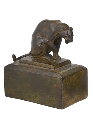 Lot 278 - CROUCHING PANTHER