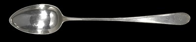 Lot 311 - A SCOTTISH SILVER GRAVY SPOON